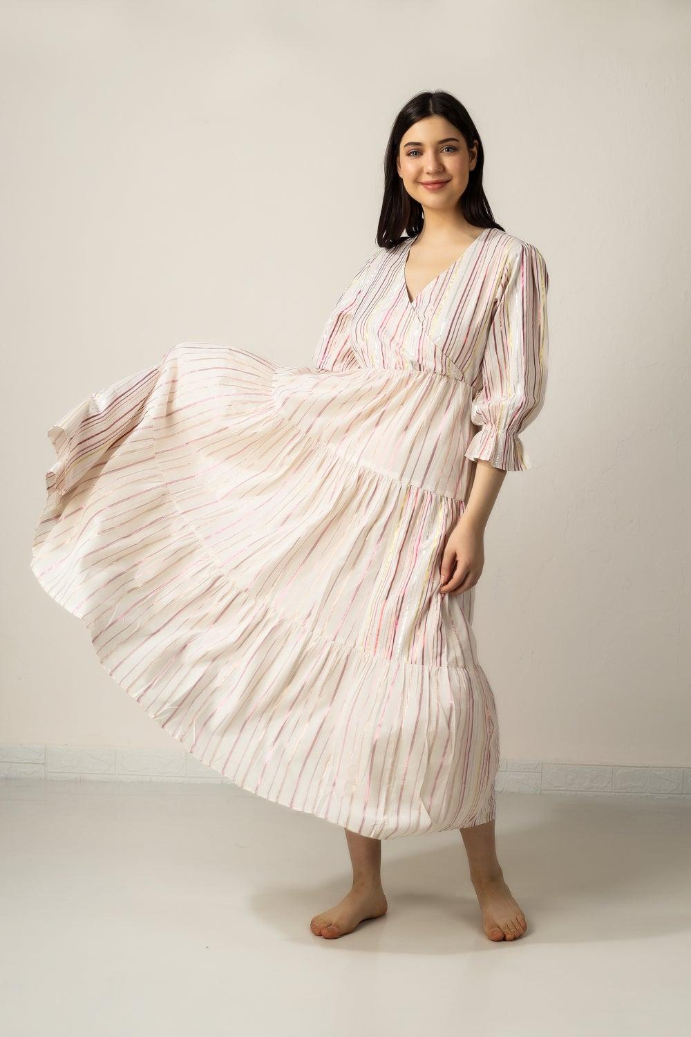 Hazel Soft Cotton Maxi Dress - Image 1