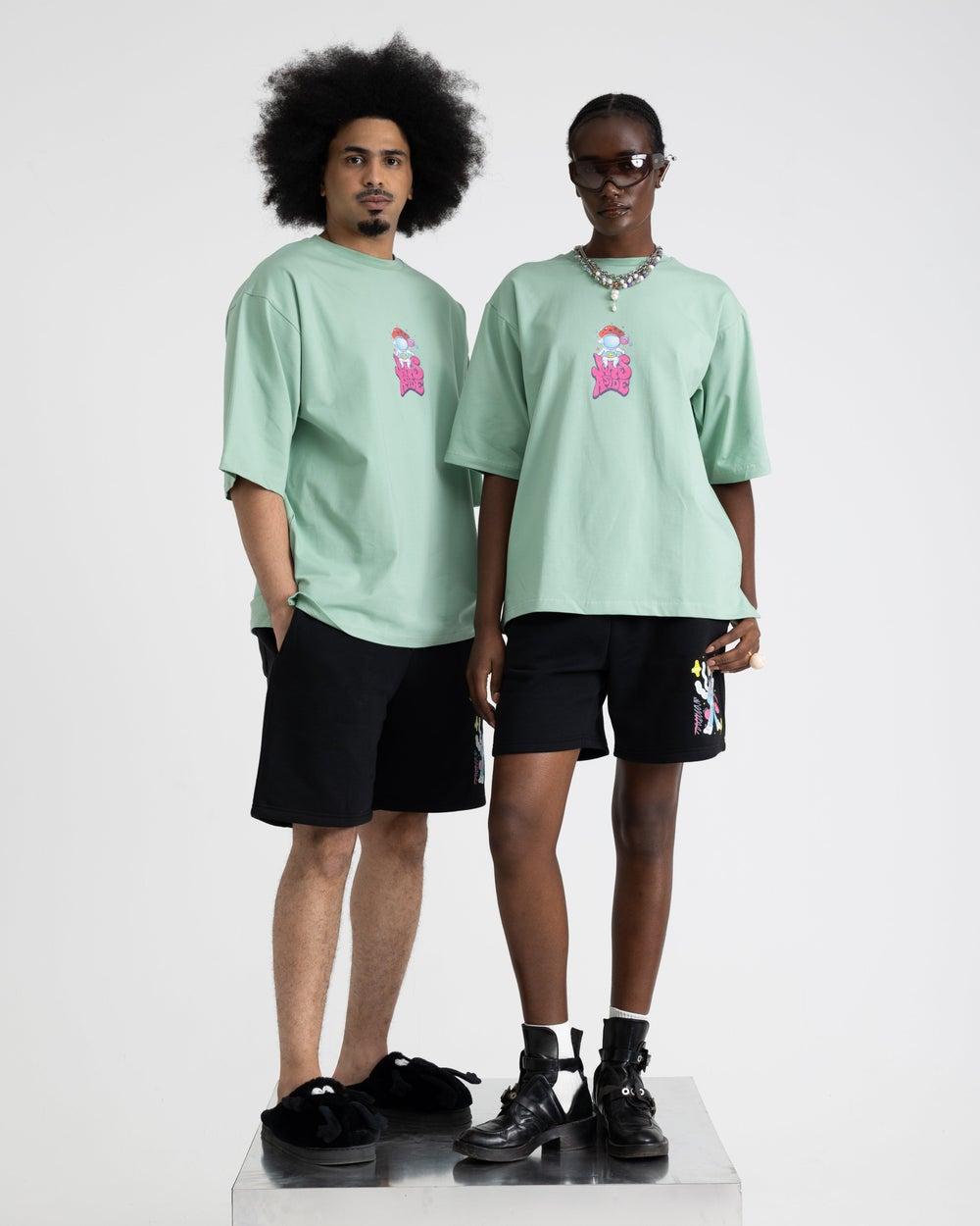Smoke Green LOGO T-Shirt - Image 1