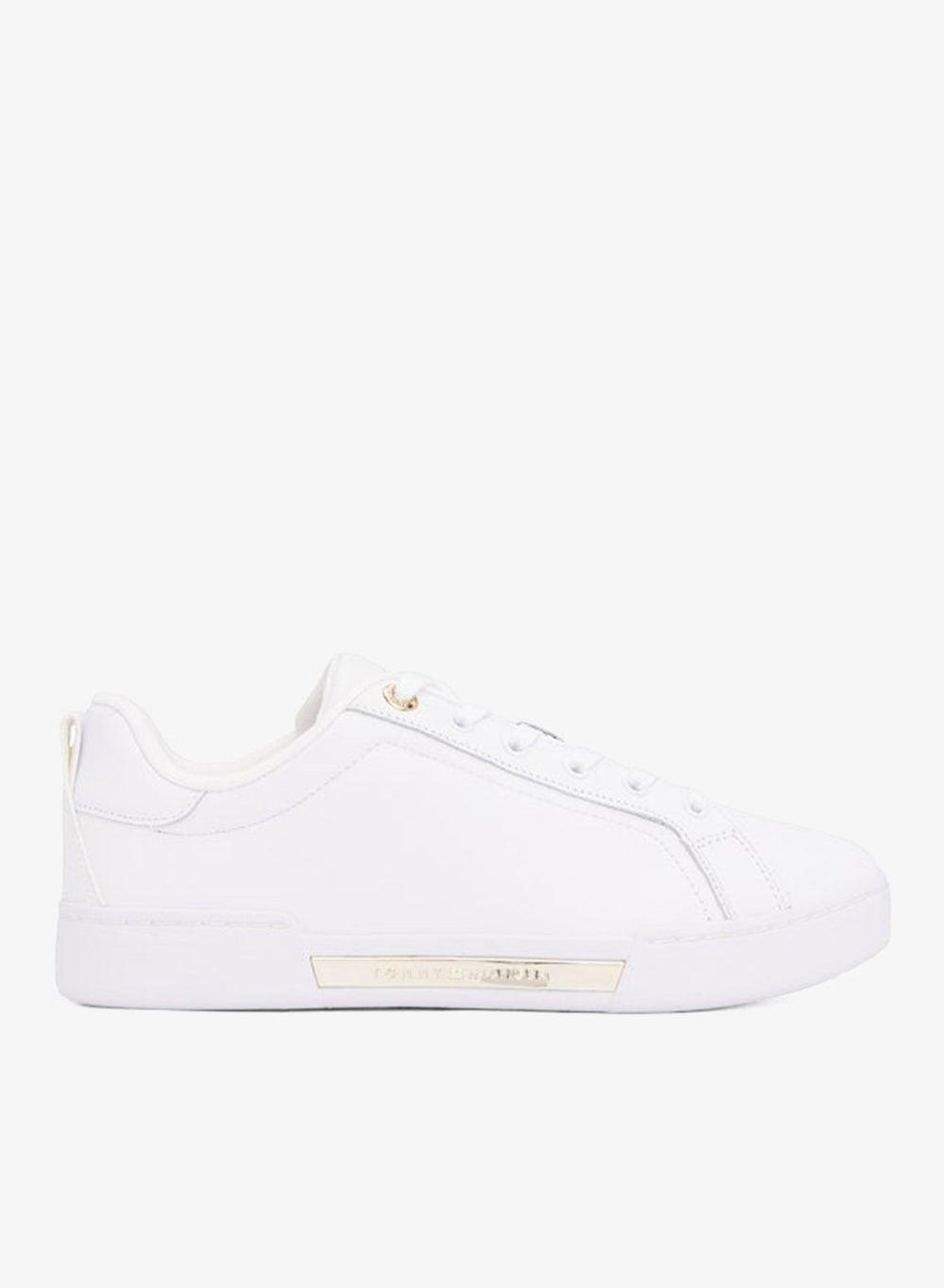 Chique Court Low Top Leather Sneakers - Image 1