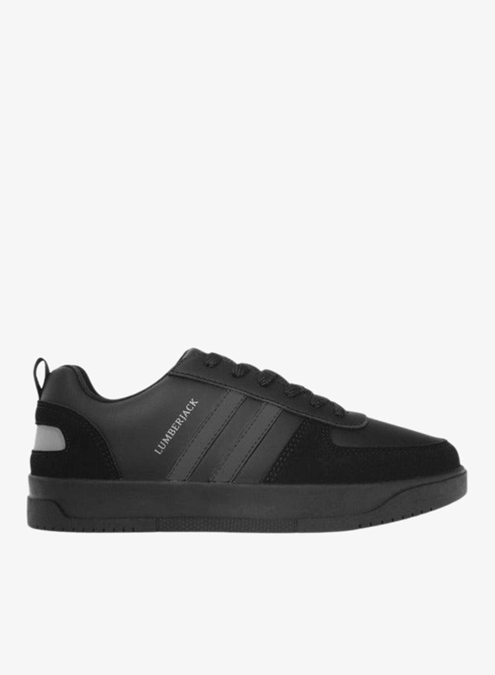 Women's Panelled Lace-Up Low-Top Sneakers - Image 1