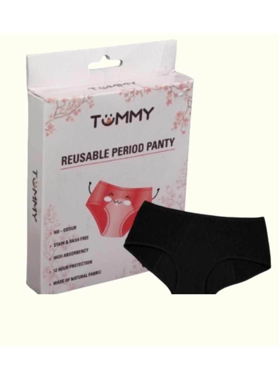 TUMMY Reusable Bamboo Cotton Period Panty - Image 1