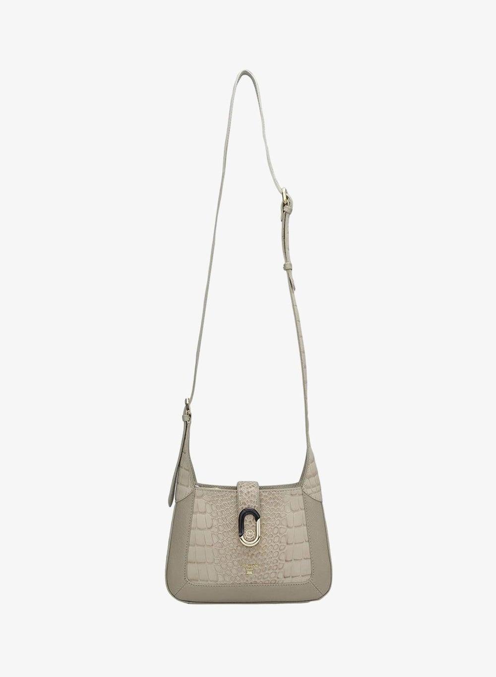 Genuine Leather Cream Sling Bag for Everyday Wear - Image 1