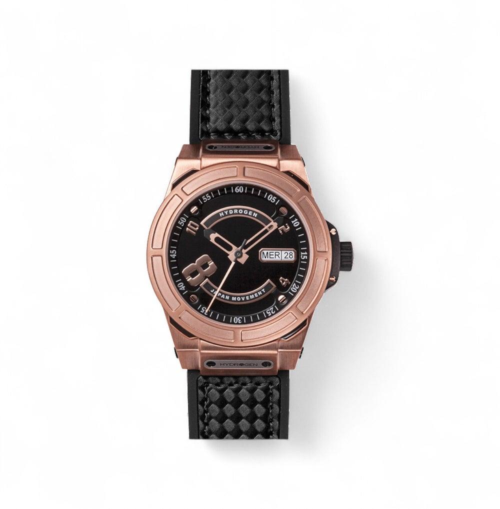 Automatic Otto Black Rose Gold Wrist Watch - Image 1