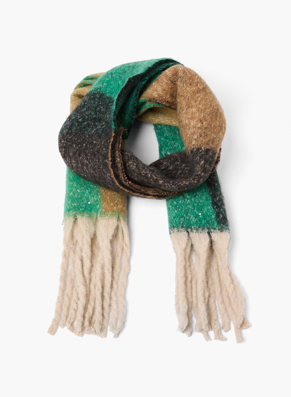 Lightweight Oversized Floral Winter Scarf - Image 1
