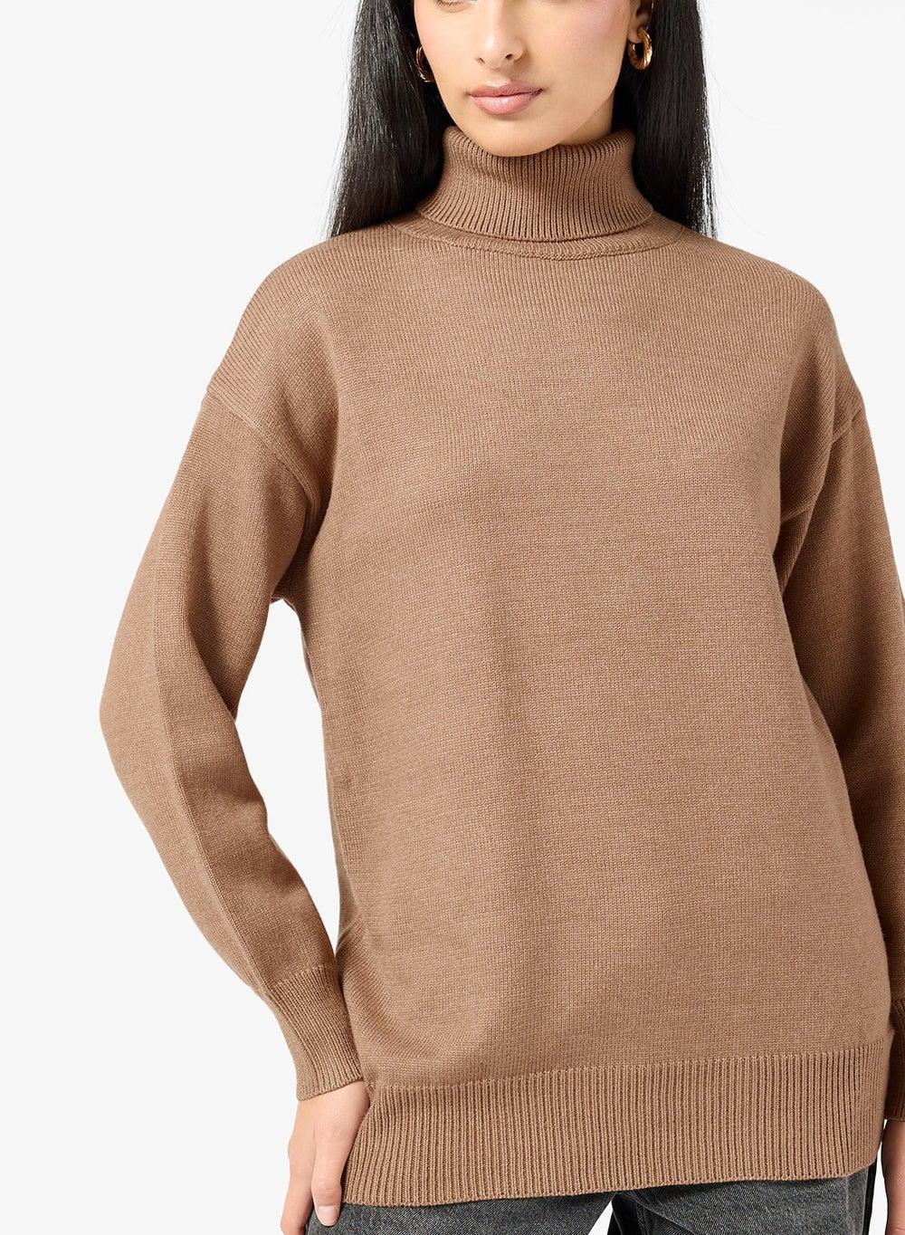 Basic Turtle Neck Sweater - Image 1