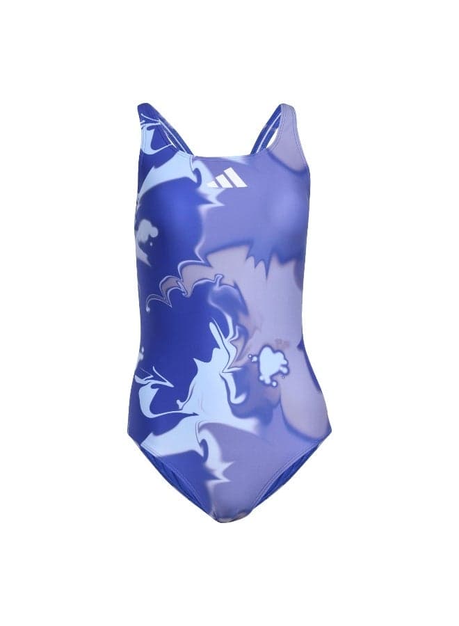 adidas Tie Dye Aop St Blue Women's Swimwear - Image 1