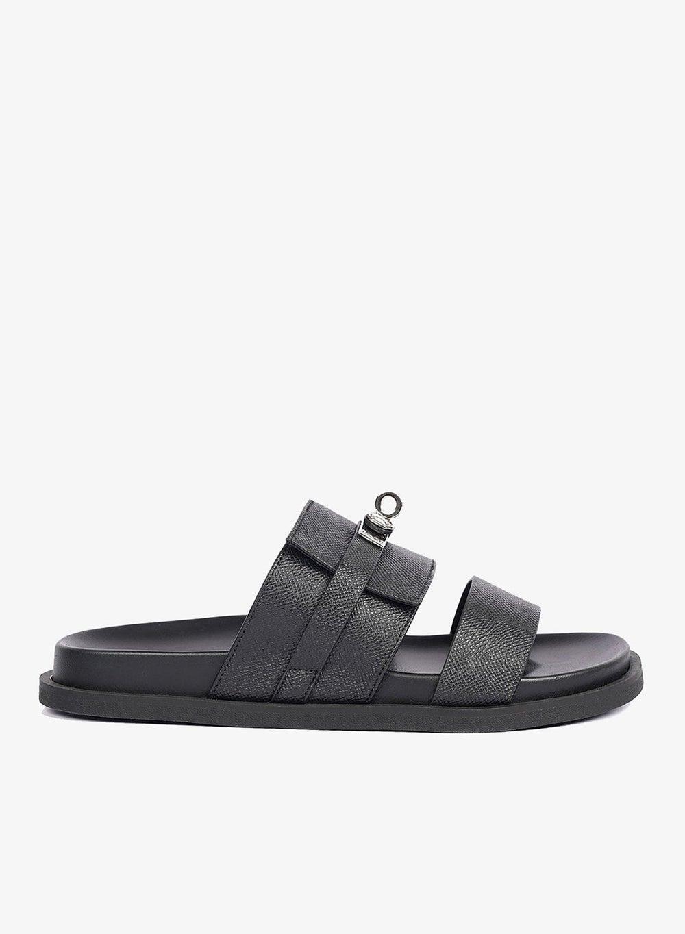 Ladies Slip-On Double Strap Slides - Image 1