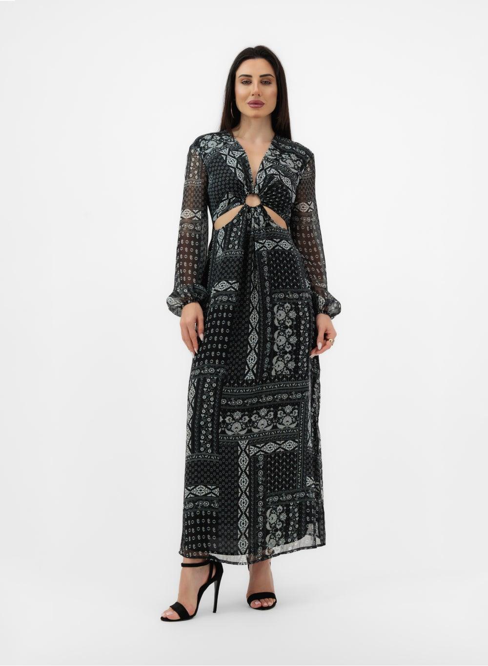 Side Cut-Out Maxi Dress - Image 1