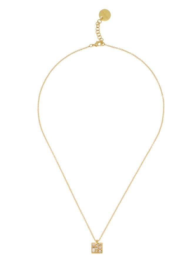 ZOE Zoraya Square Pendant Necklace - Image 1