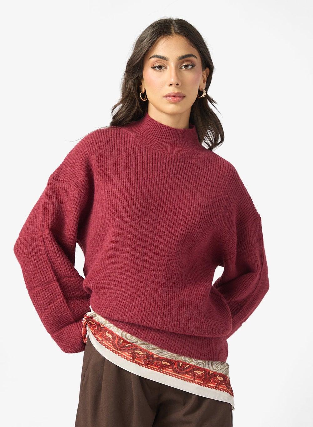 High Neck Sweater for Women - Image 1
