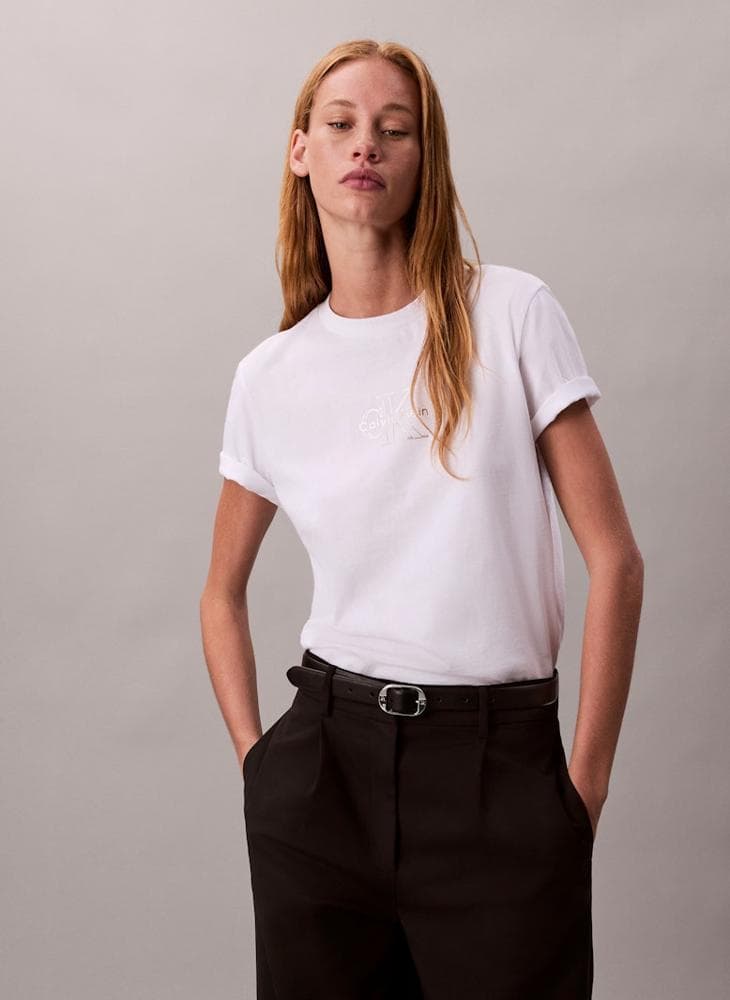Graphic Crew Neck T-Shirt - Image 1