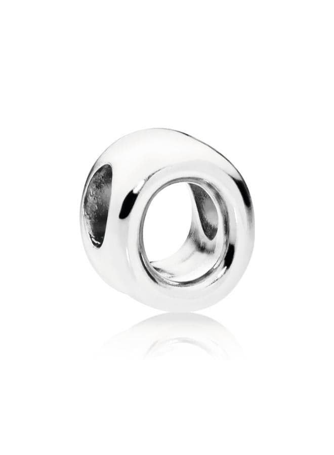 Letter O Sterling Silver Alphabet Charm - Image 1