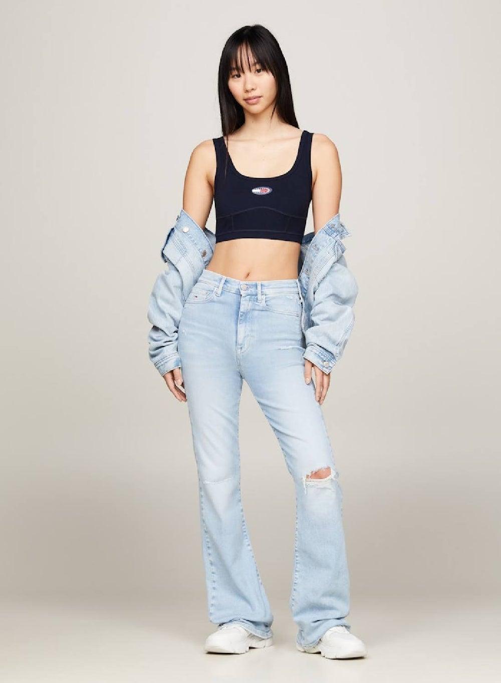 Archive Logo Bralette Crop Top - Image 1
