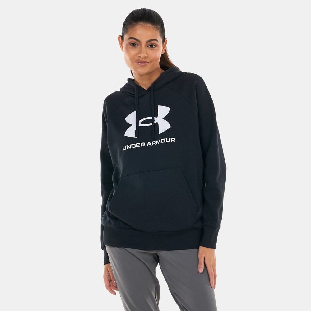Women's UA Rival Fleece Big Logo Hoodie - Image 1