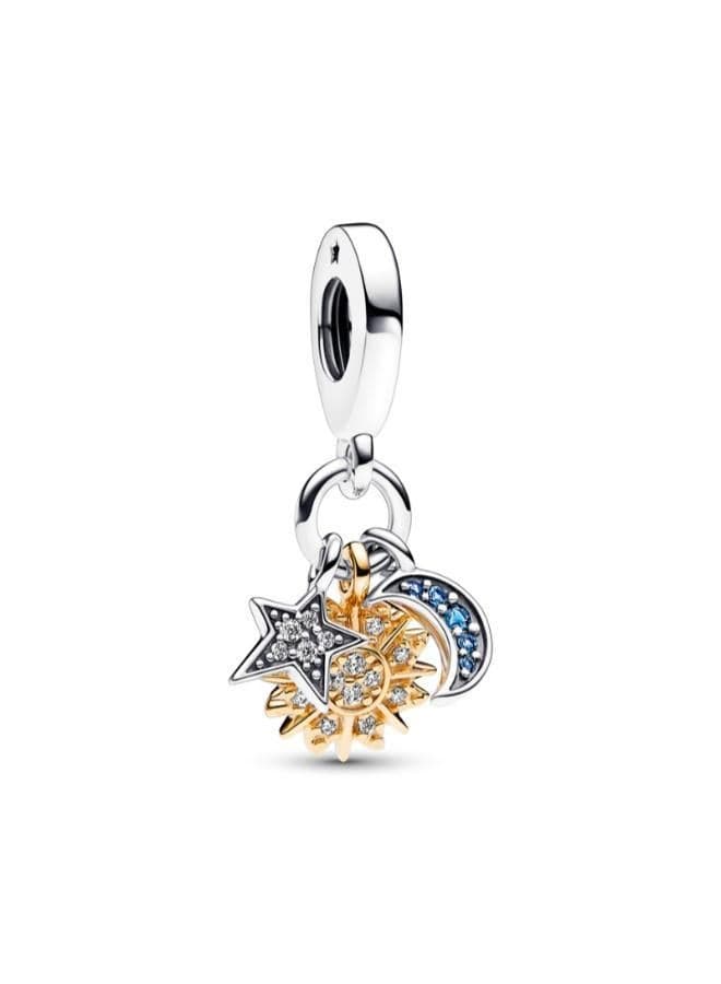 Two-tone Celestial Triple Dangle Charm - Image 1