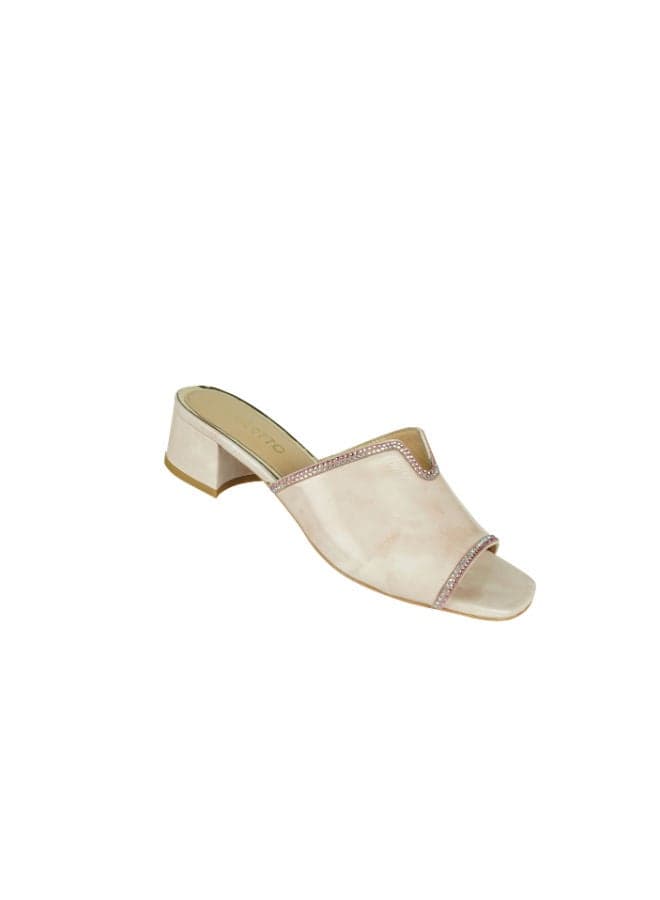 Poletto Ladies Block Heel Mule 54410 C1454 - Image 1