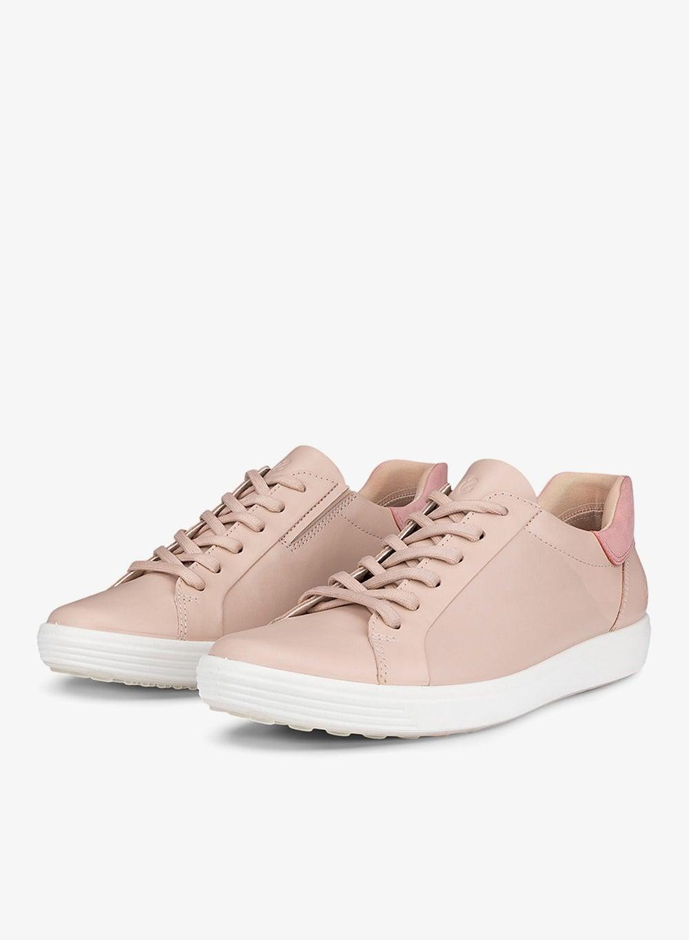 ECCO Soft 7 W Rose Dust Low-Top Sneakers - Image 1
