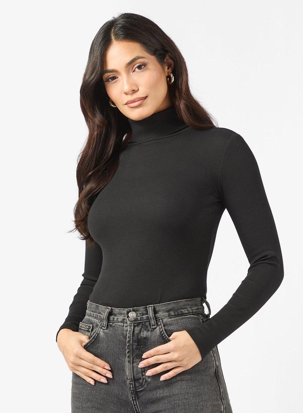 Vero Moda Casual Roll Neck T-Shirt - Image 1