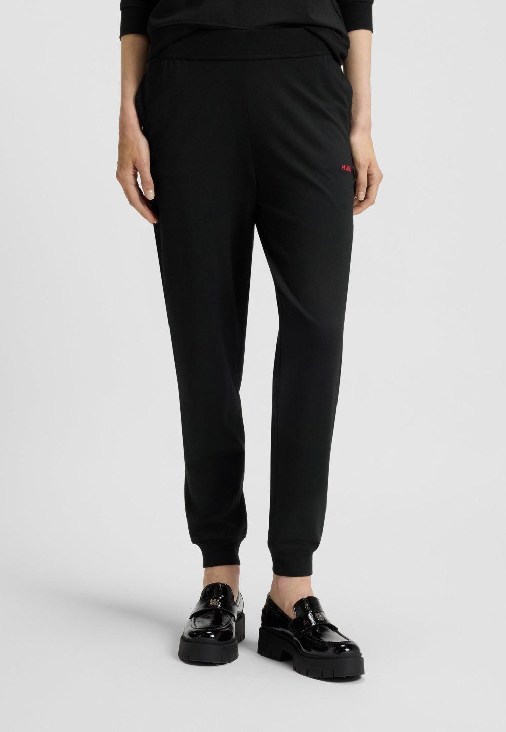Logo-Print Stretch Modal Cotton Cuffed Tracksuit Bottoms - Image 1