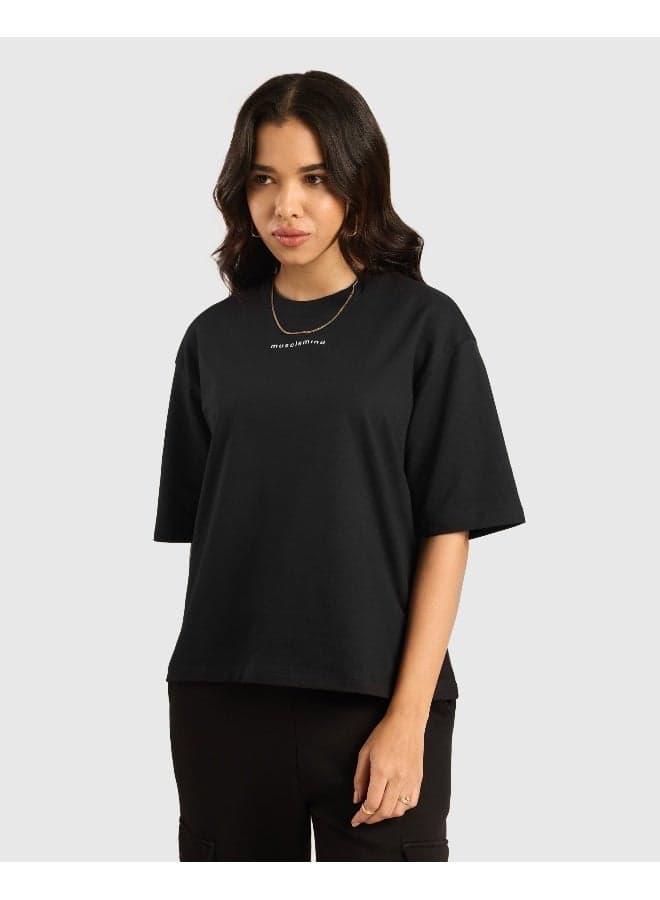 Women's Oversized Printed Tee with Soft Quick-Dry Comfort - Image 1