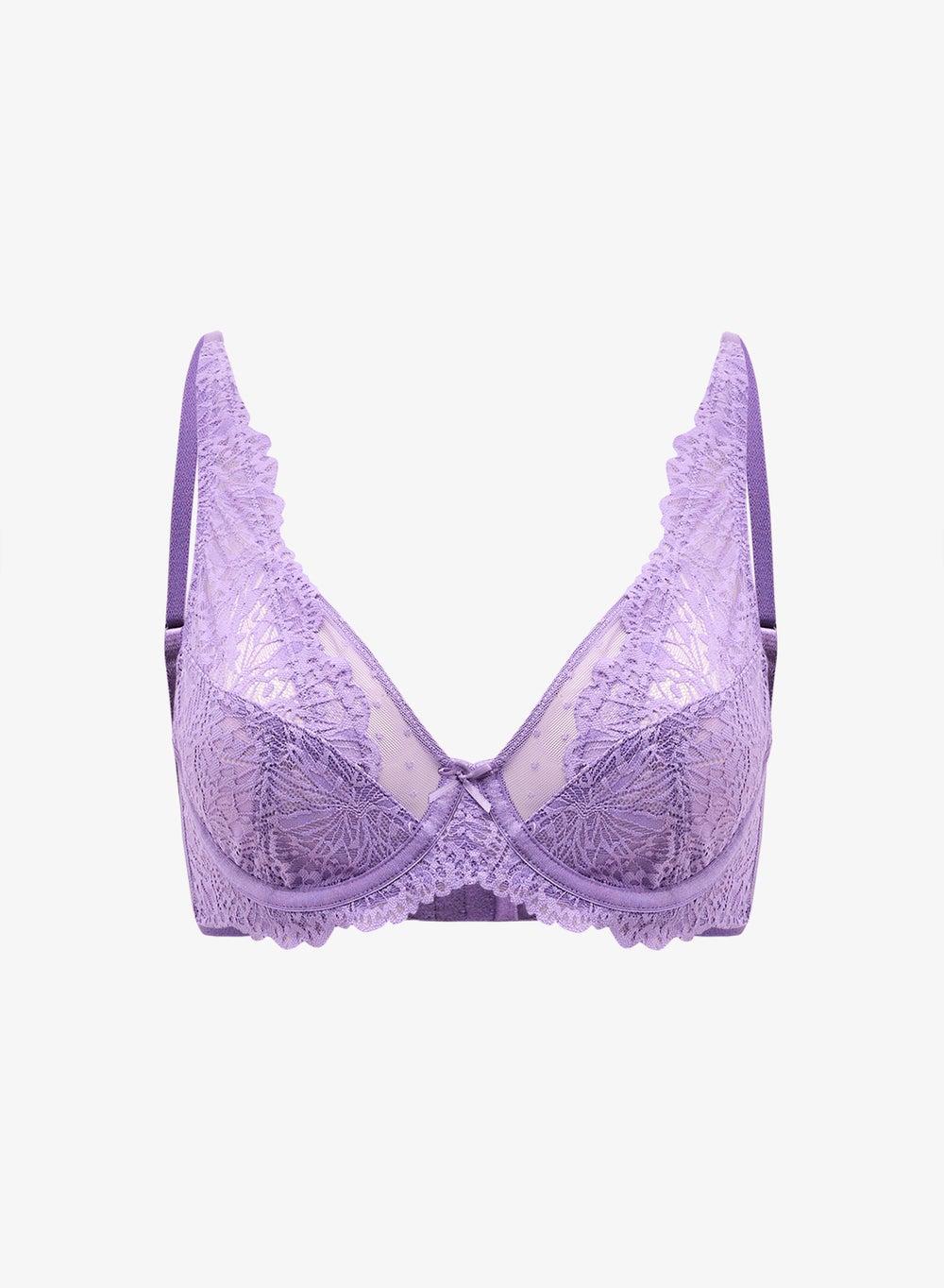 Posie Lace Plunge Neck Bra - Image 1