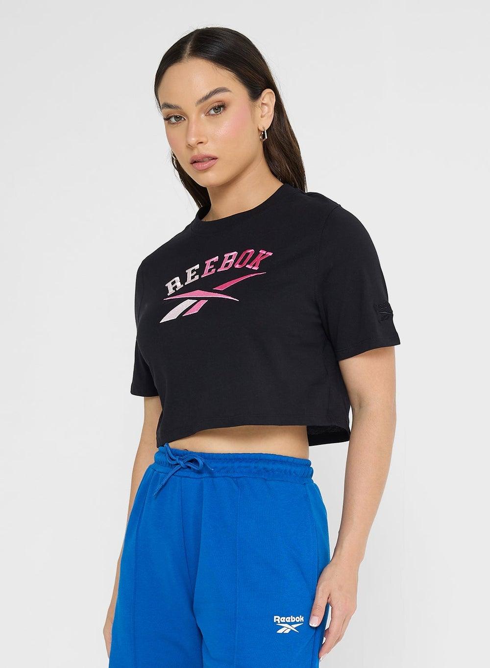 Iris 2 Cropped Crew Neck T-Shirt - Image 1