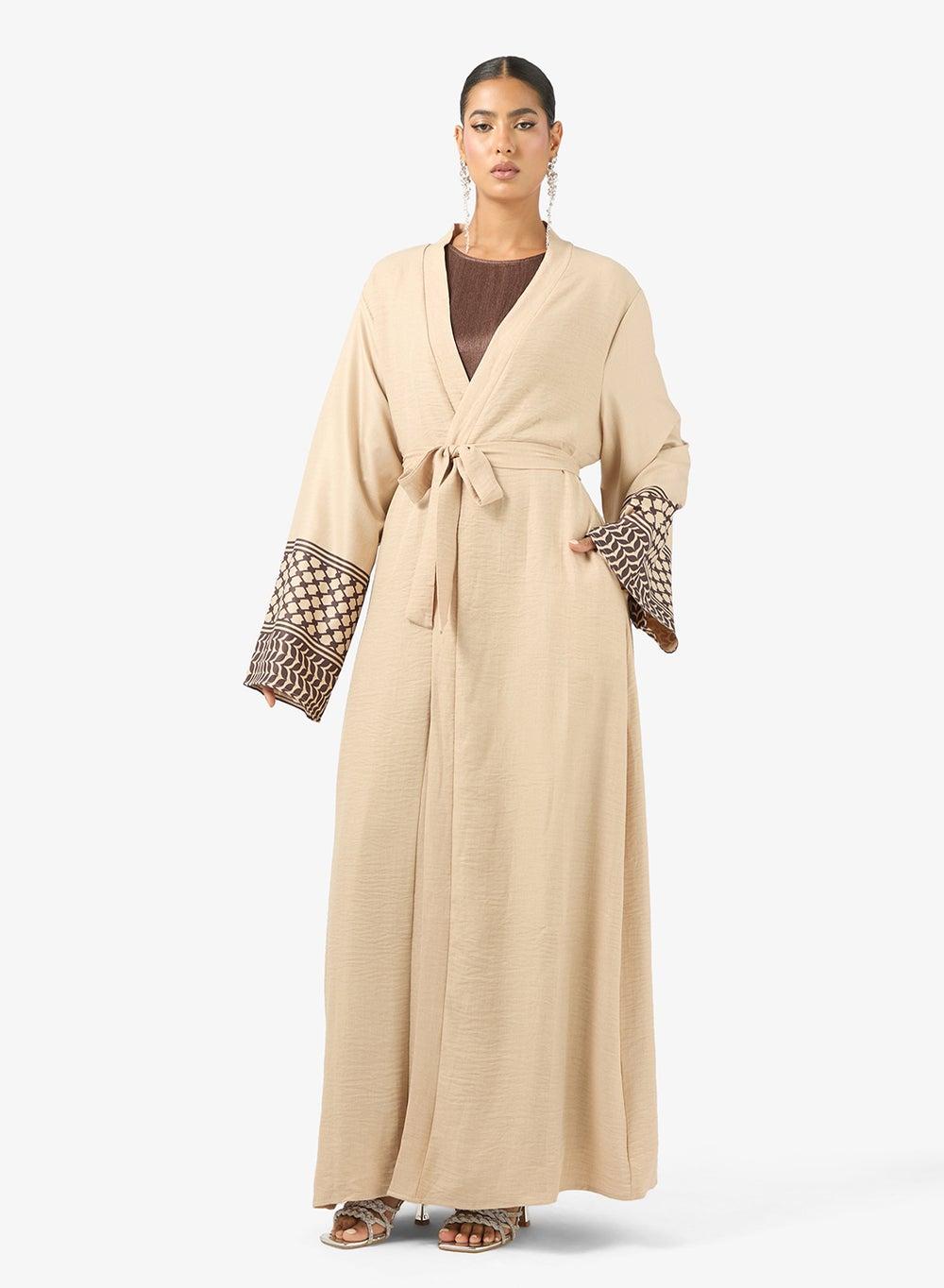 Printed Abaya for Elegant Everyday Wear - Image 1
