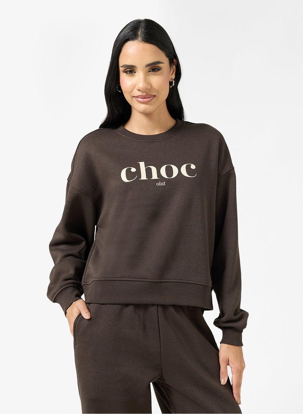 ONLBEST Long Sleeve Printed Crew Neck Sweatshirt - Image 1
