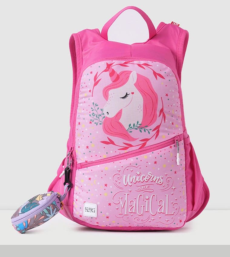Wiki Girl Pack Unicorn Pink Backpack - Image 1