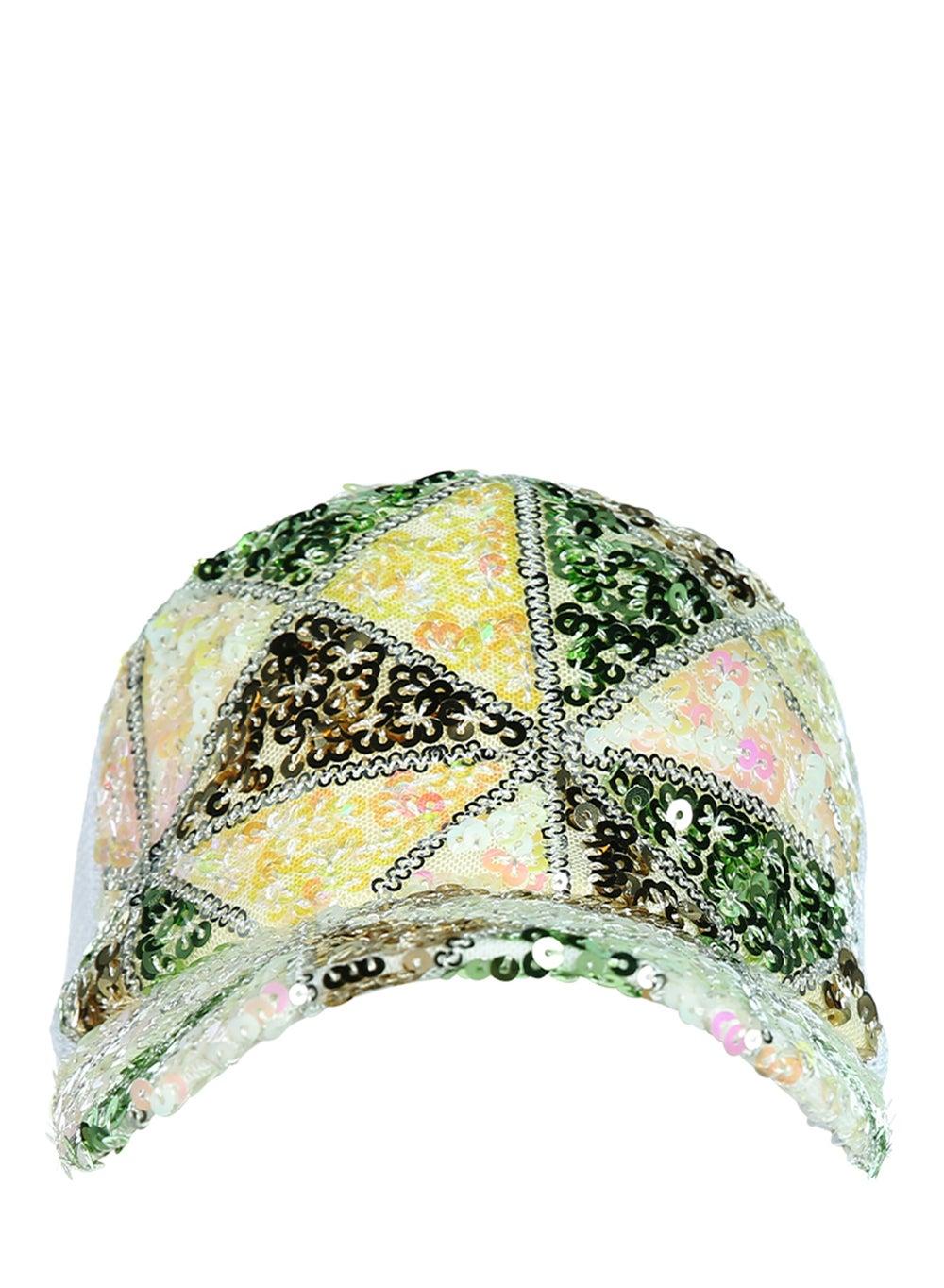 Party All Night Sequin Baseball Cap - Image 1
