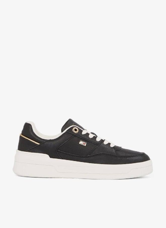 Enamel Flag Low-Top Basketball Sneakers - Image 1