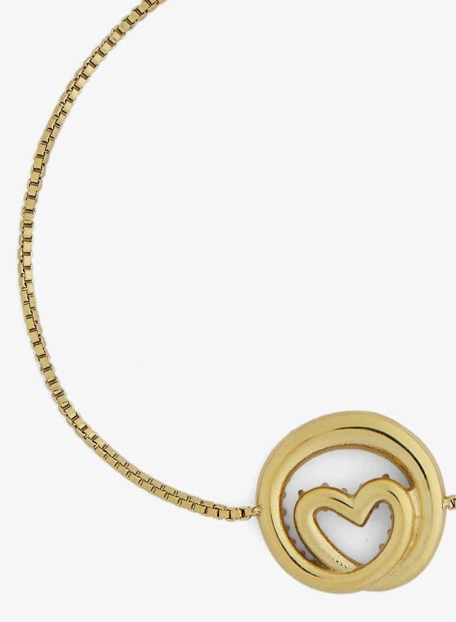 Iconique Heart Charm Adjustable Bracelet - Image 1