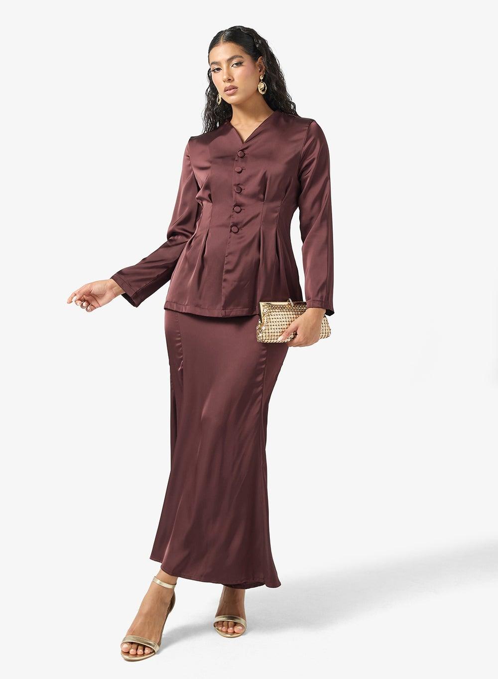 Peplum Top & Skirt Set for Women - Image 1