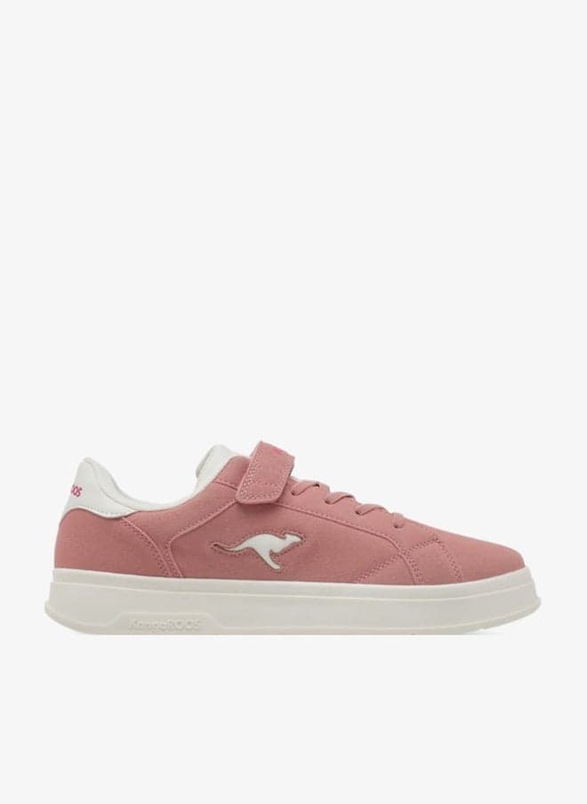 Women's Logo Detail Hook and Loop Low-Top Sneakers - Image 1