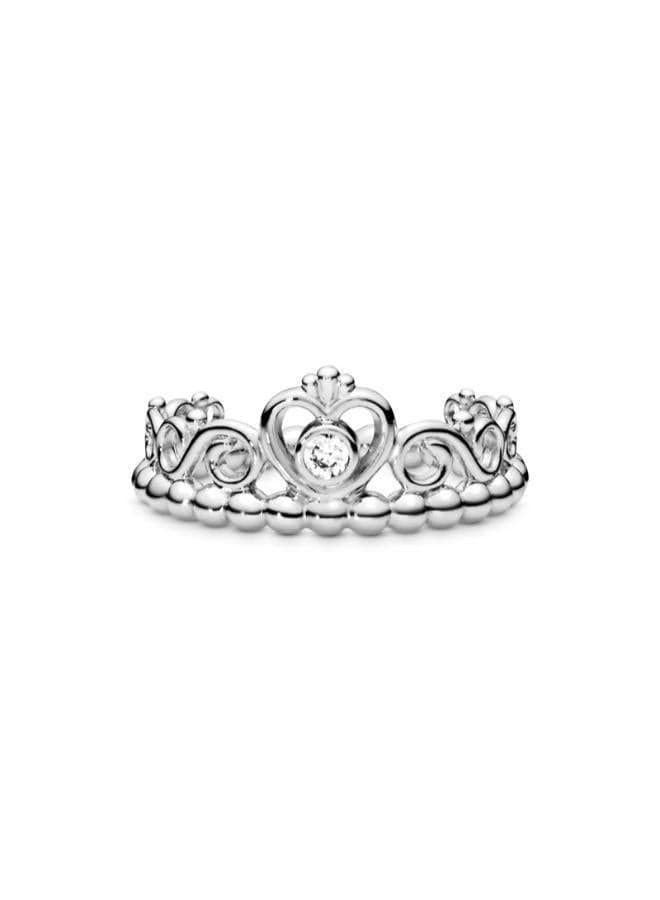 Princess Tiara Crown Ring in Sterling Silver - Image 1