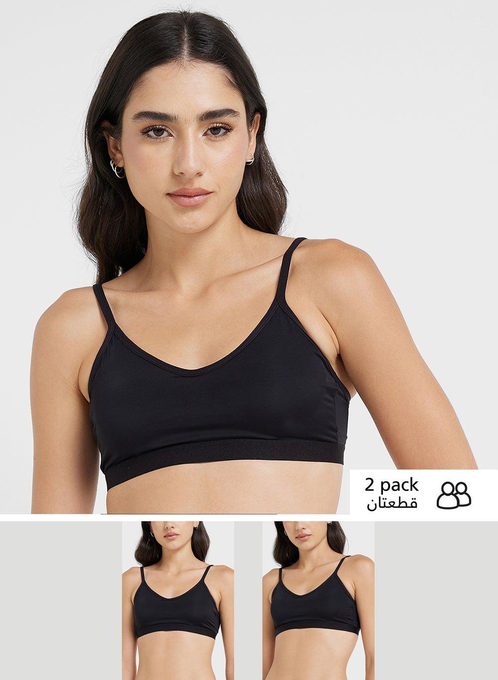 2 Pack Bralette for Everyday Comfort - Image 1