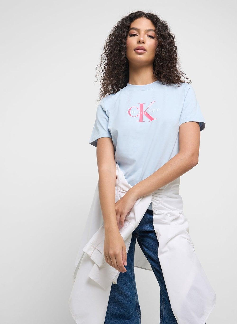 Calvin Klein Logo Crew Neck T-Shirt - Image 1