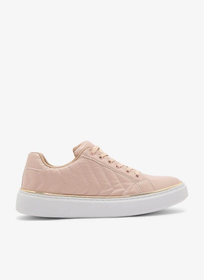 Quilted Low-Top Sneakers - Image 1