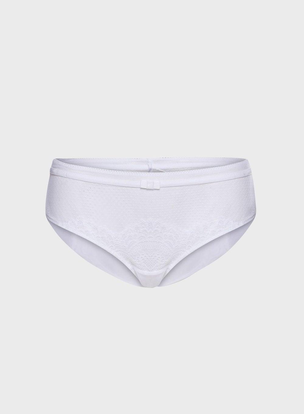 Mesh Detail High Leg Brief - Image 1