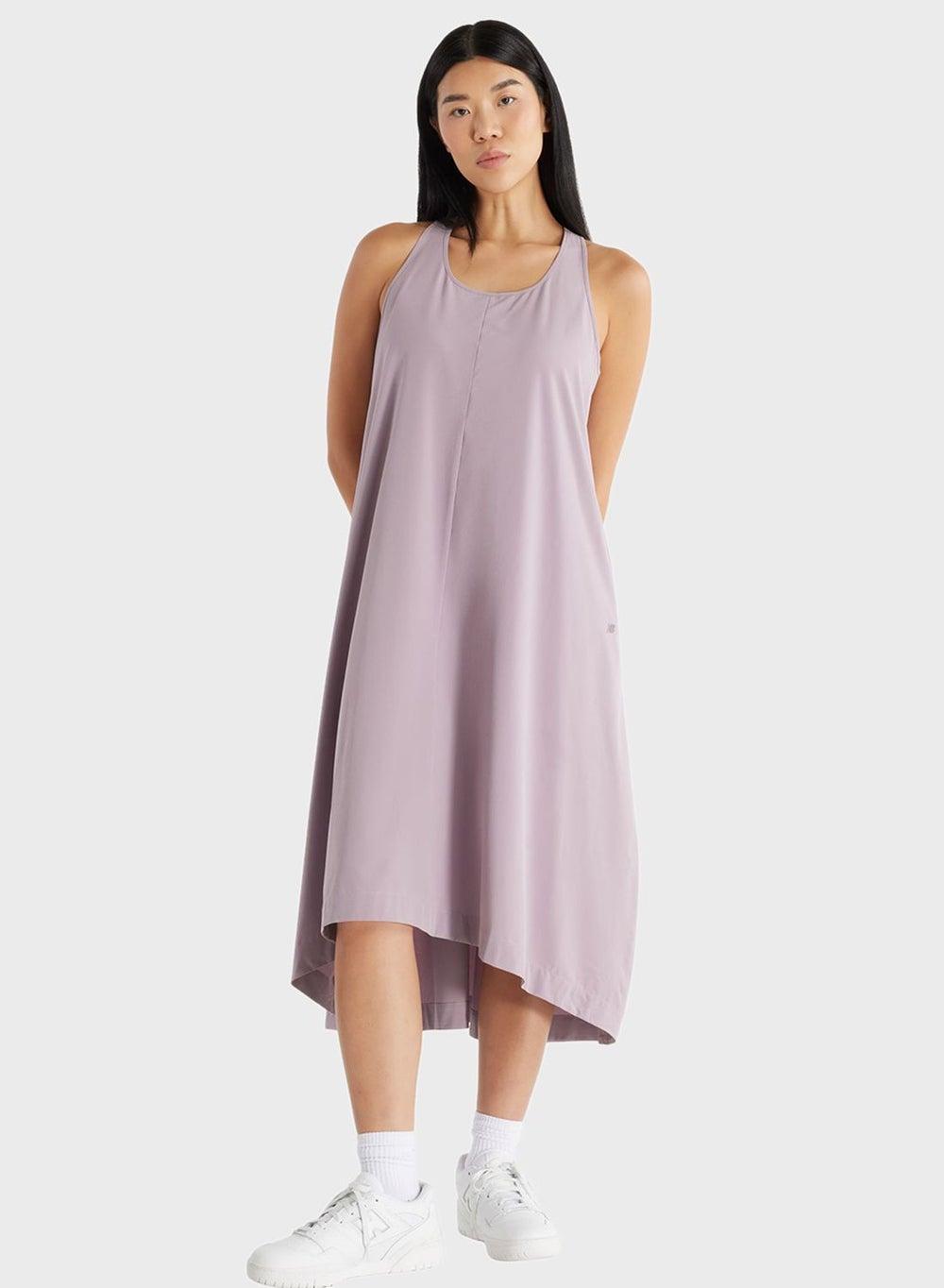 Lilac Racerback Flowy Midi Dress - Image 1