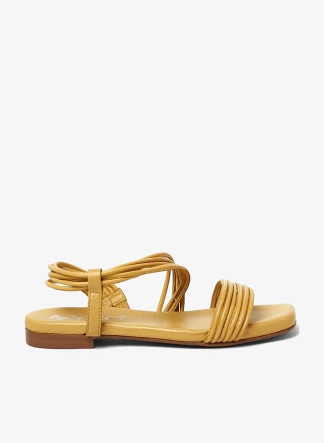 Women's Flat Slingback Sandals with Slip-On Backstrap Support - Image 1