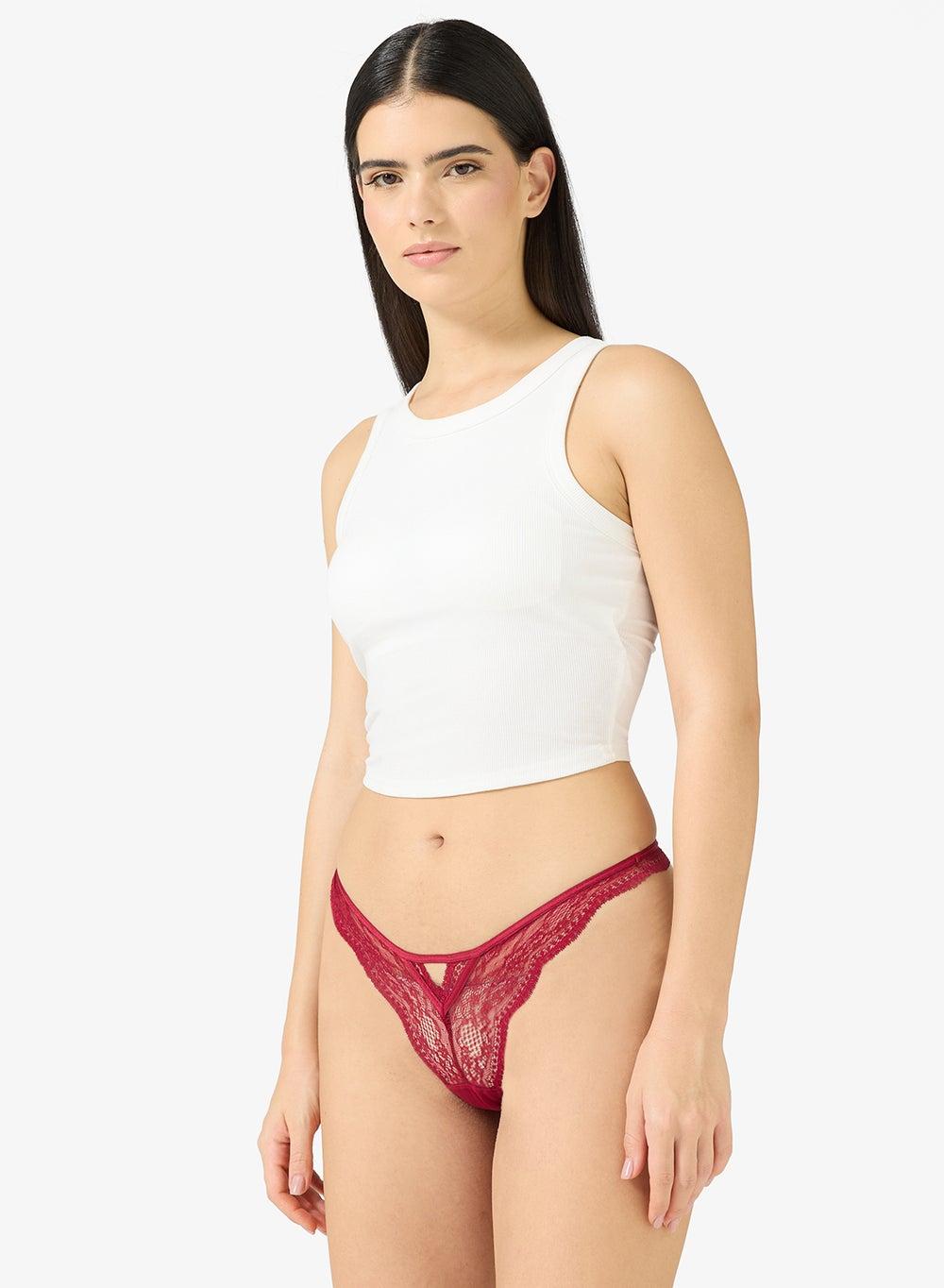 Isabelle Lace Cheekini Briefs - Image 1