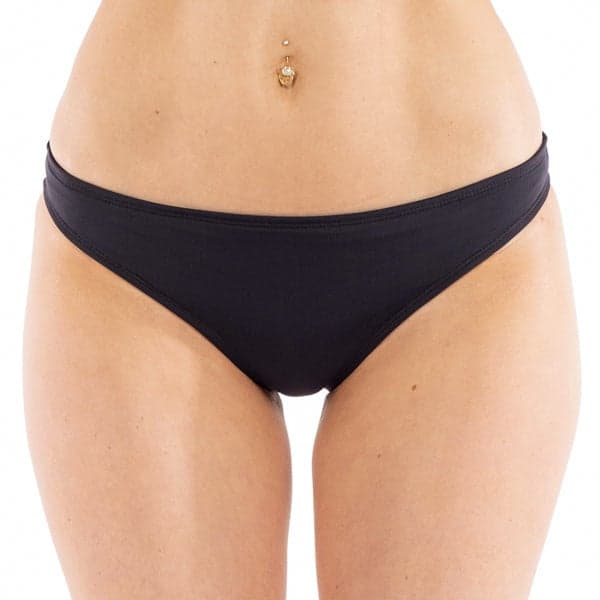 COEGA Ladies Black Bikini Bottoms for Active Swimwear - Image 1