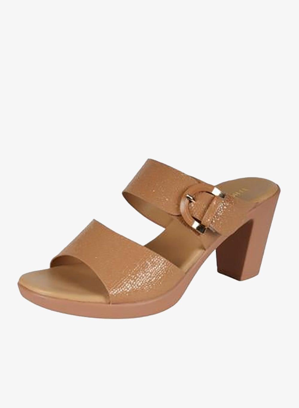 092-2908 Michelle Morgan Beige High Heel Sandals - Image 1