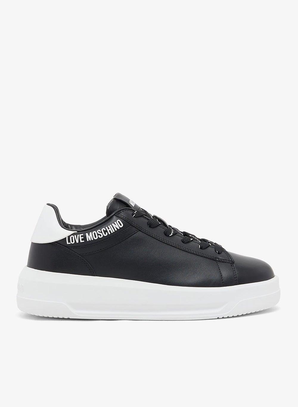Love Moschino Logo Low Top Platform Sneakers - Image 1