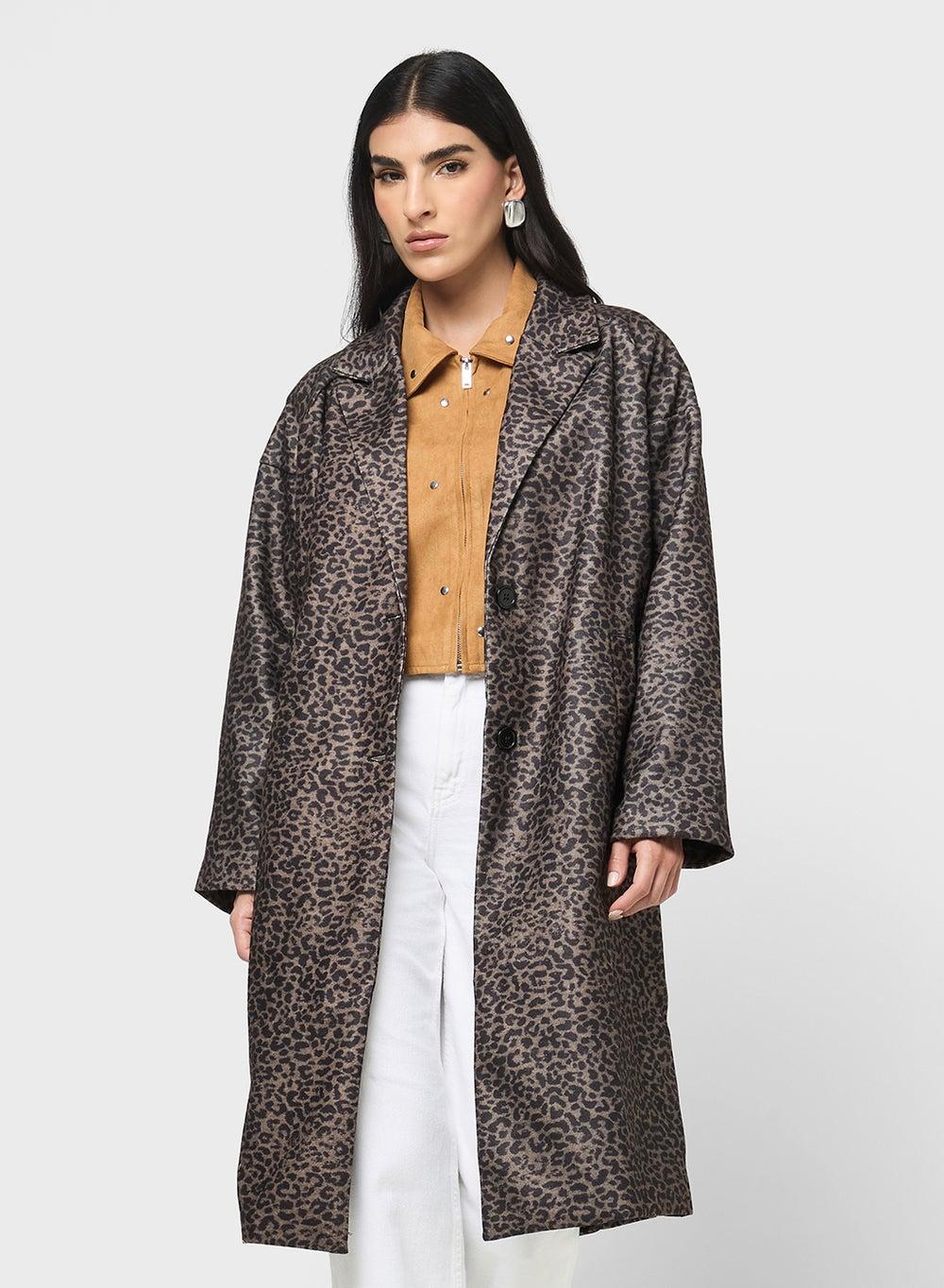Print Over Coar Women's Overcoat - Image 1