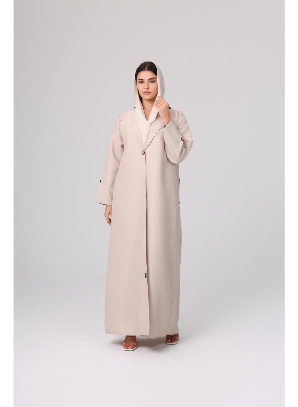 Blazer Design Straight Cut Abaya ABY1108 - Image 1