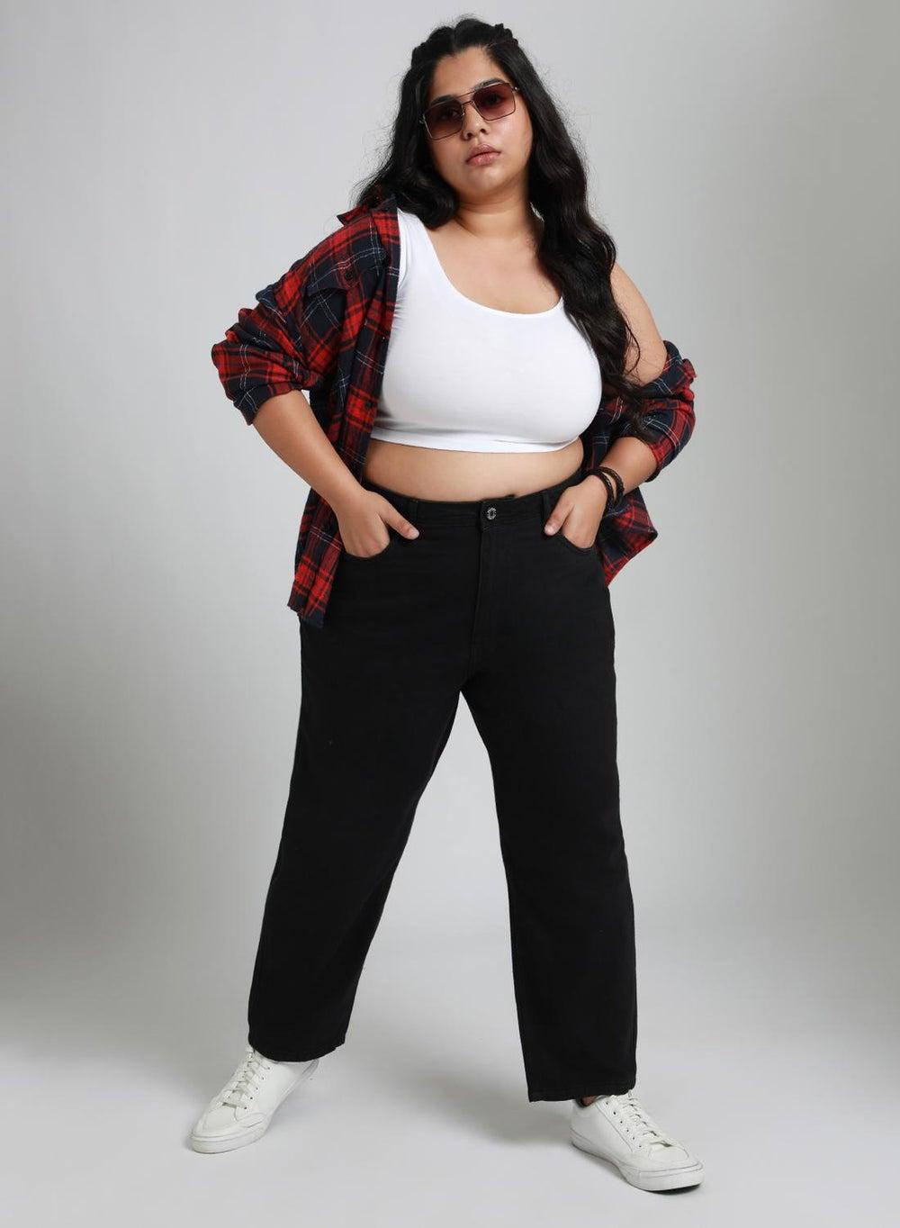 Black Jeans for Women with All-Day Comfort - Image 1