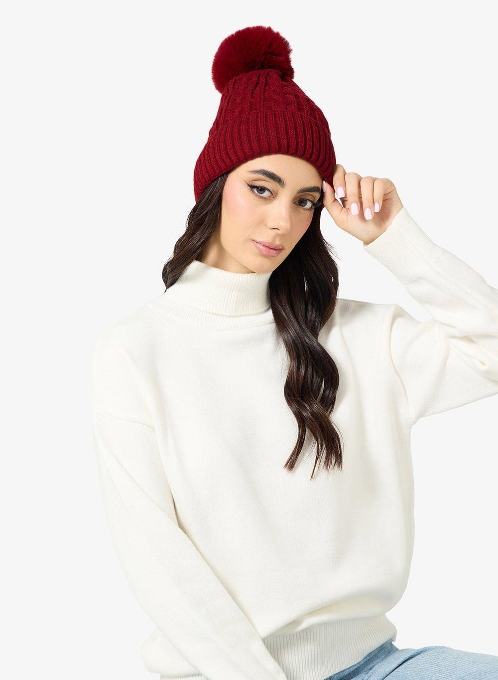 Knitted Textured Beanie for Everyday Warmth - Image 1