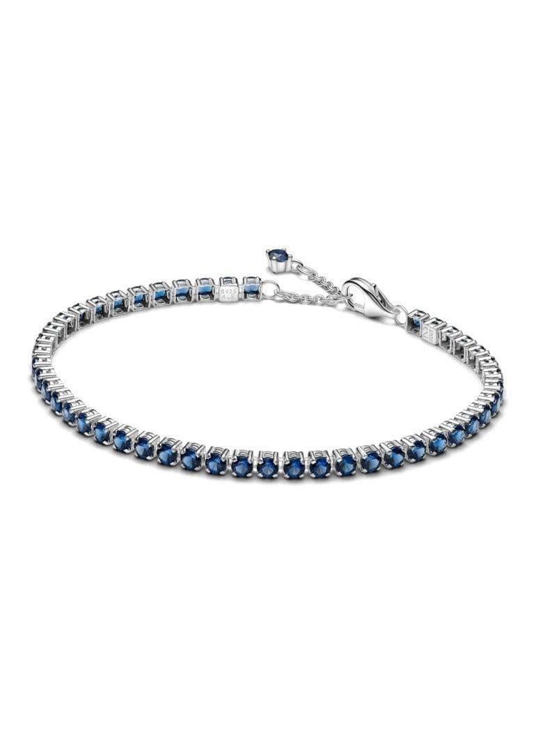 Sparkling Blue Tennis Bracelet - Image 1